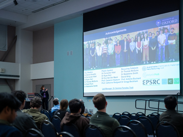 Prof Charlotte Williams thanks team at Cheetham Lecture 2026